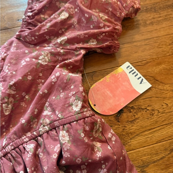 Floral Puff Sleeve Dress - Picture 3 of 5